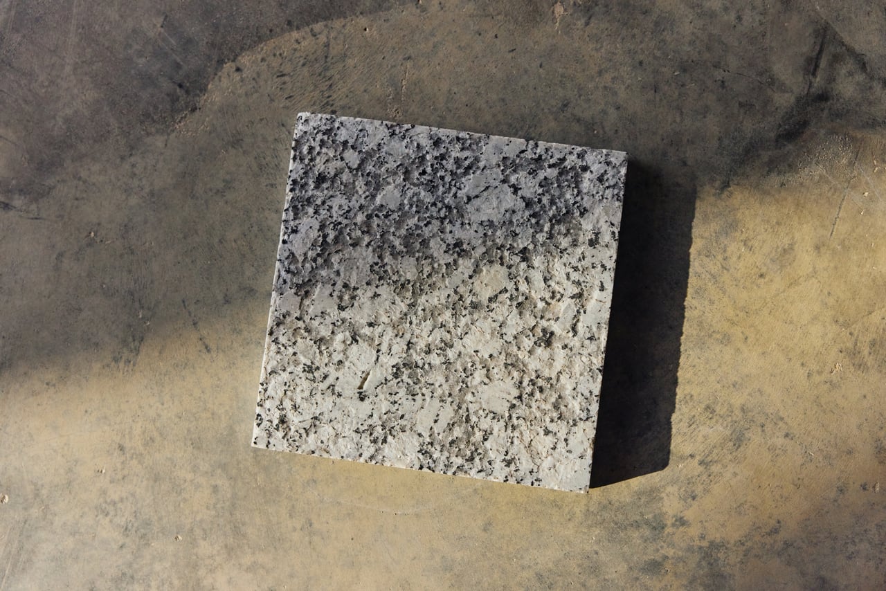 Polished granite sample